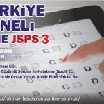 2025 Türkiye Geneli Onlıne JSPS 3