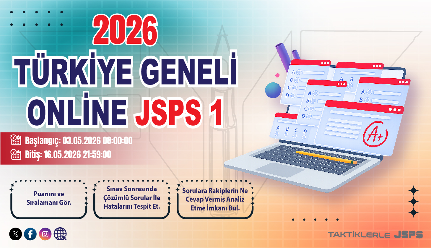 2026 Türkiye Geneli Onlıne JSPS – 1